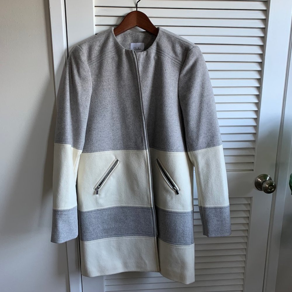 Parker Grey/White Felt Jacket
